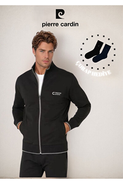 Pierre Cardin Erkek Giyim Regular Fit Dik Yaka Pamuklu & Likralı Eşofman Takımı OL.PC.7120.001