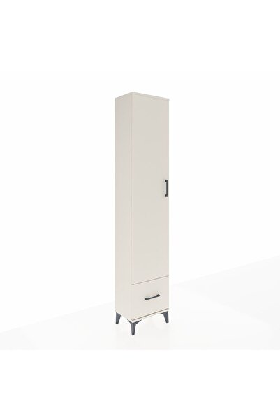 Dienni Arges Dolap 5 Raflı Tek Çekmeceli Tek Kapaklı 44x30x221 Aytaşı-Aytaşı