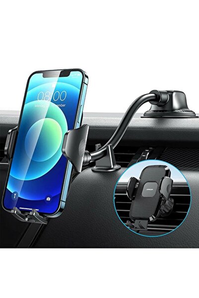 Joyroom Suport telefon auto, Joyroom, JR-ZS259, negru, suport pentru bord, braț lung reglabil, rotație 360°, ne