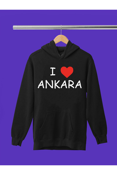 MAGORS أنا أحب سترة رياضية مطبوعة من قماش الأنقرة القطني بأكمام طويلة وياقة مقلوبة مصنوعة من 3 خيوط