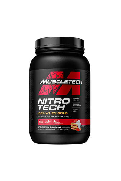 MUSCLETECH Nitro-Tech 100% Whey Gold Whey Protein 2 Lbs