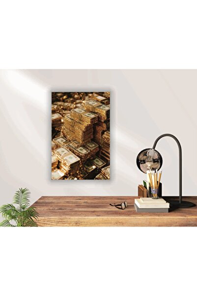 bds art sanatı evinize taşır Para Temalı Cam Tablo