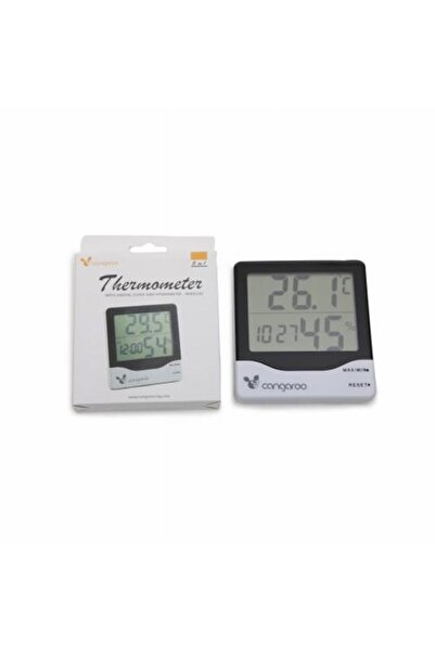 Cangaroo 3 in 1 Digital Thermometer with Clock Cangaroo, Humidity Measurement Function