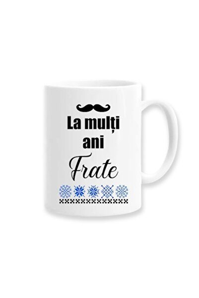 OEM Cană personalizată pentru frate cu mesajul „La mulți ani, frate”, Betapri...