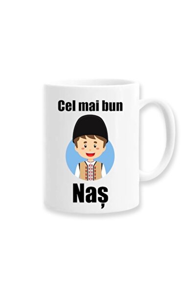 OEM Cana personalizata pentru Nas cu mesaj 'Cel mai bun Nas'