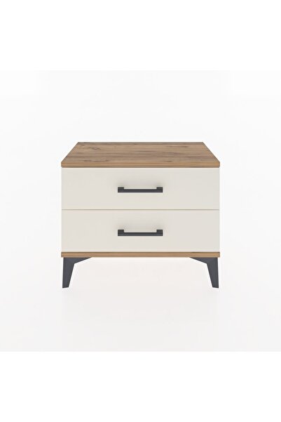Dienni Arges Komodin 2 Çekmeceli 60x30x48 Çam-Aytaşı