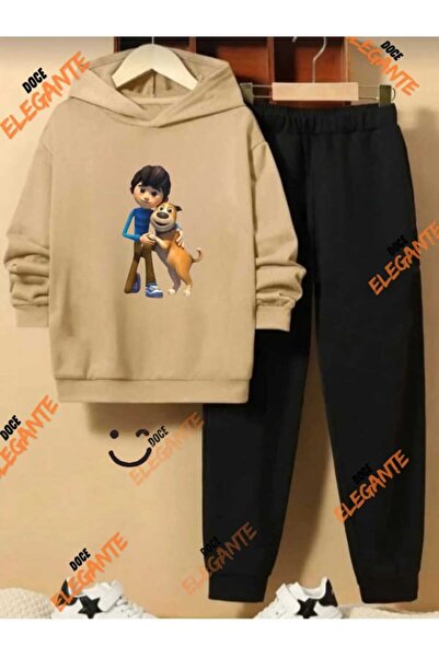 DOCE ELEGANTE Rafadan Tayfa Printed Children's Tracksuit Set