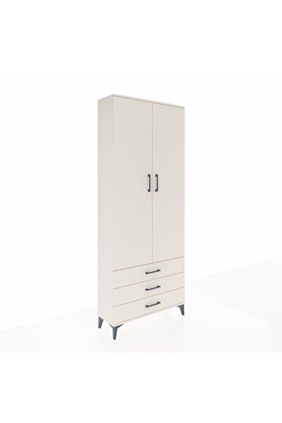 Dienni Arges Dolap 4 Raflı 3 Çekmeceli 2 Kapaklı 88x30x221 Aytaşı-Aytaşı