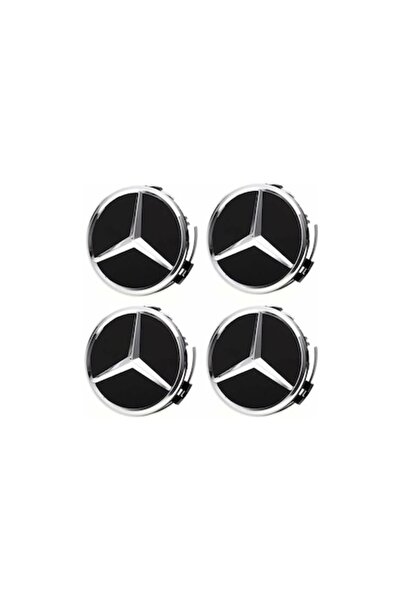 Cozevdnt Capace centrale de roată cromate de 75 mm, set — impermeabile, rezis...