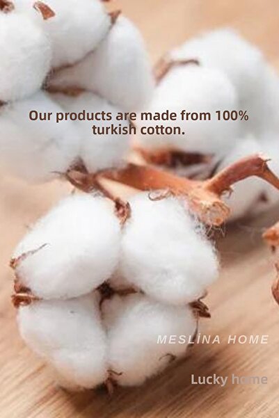 Meslina Home Combed Cotton Fitted Sheet 100% Cotton Sheet Combed Cotton Single Double-King Size