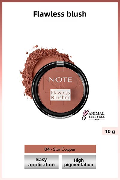 NOTE FACE |BLUSHER |FLAWLESS BLUSHER 04_9 ml_04 Star Co