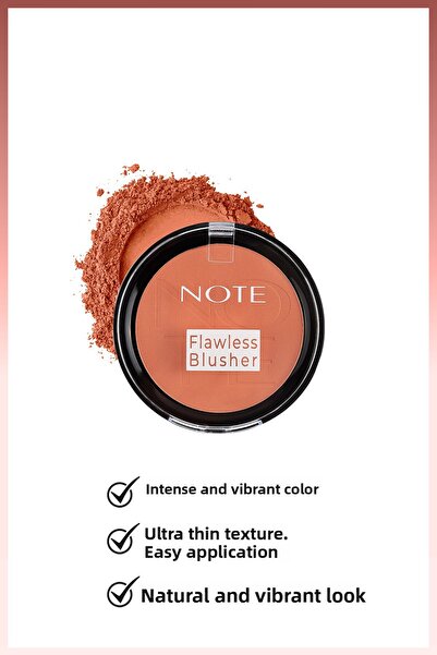 NOTE FACE |BLUSHER |FLAWLESS BLUSHER 02_9 ml_02 Coral