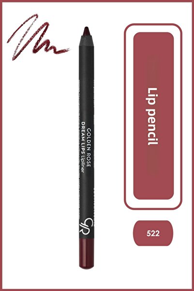 Golden Rose قلم تحديد الشفاه دريم ليبس رقم: 522 سكارليت - دوداك كاليمي