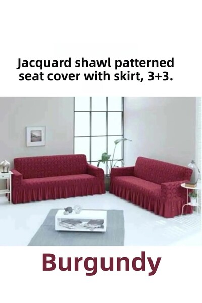 StarMall Model de șal Jacquard Canapea, Canapea, Husă pentru canapea extensib...