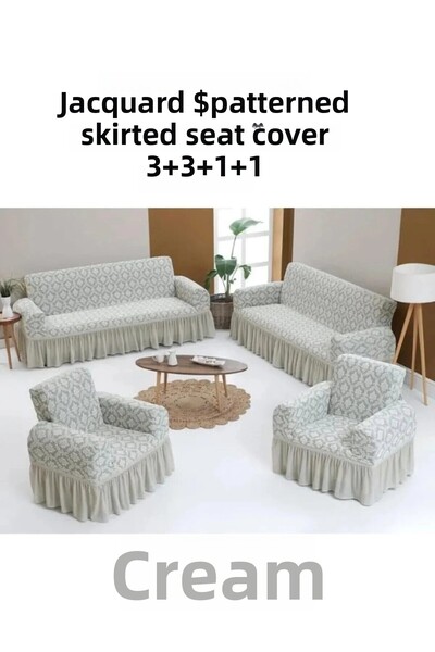 StarMall Model șal jacquard Fotoliu, Canapea, Husă pentru canapea extensibilă...