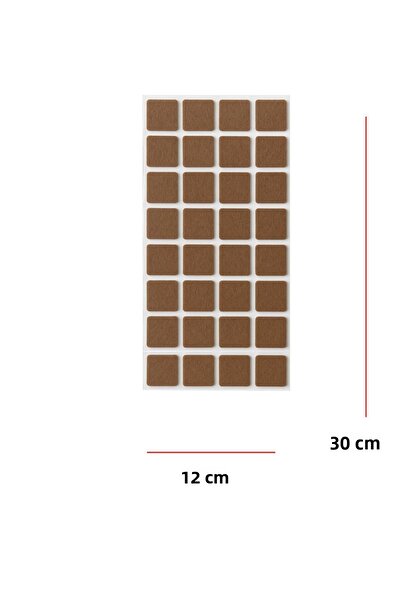 Depa 32-Pack Adhesive Furniture Table Chair Hardwood Floor Foot Protector Anti-Slip Felt