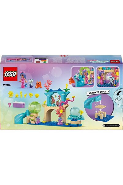 LEGO ® مجموعة ألعاب غابي لصنع حوض السمك على شكل حورية البحر من غابي 11204 - 4+ (103 قطعة)