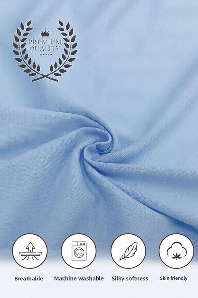 Vionel Home 100% Combed Cotton, Elastic Baby Bed Sheet, Organic Cotton, Mother's Side, Park Crib Sheet