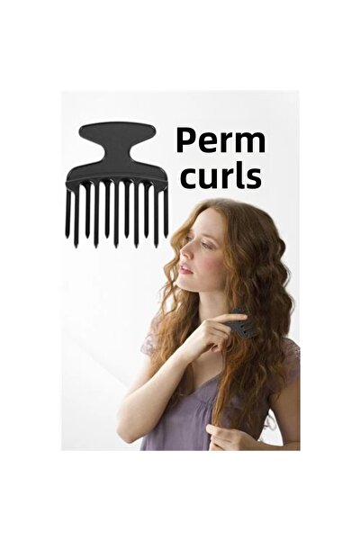 Belle Fusion مشط الشعر المجعد BFS، مشط لتفتيح الشعر المجعد، مشط للشعر الأفريق...