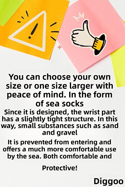 DİGGO Non-Slip Sole Sea Pool Beach Shoes