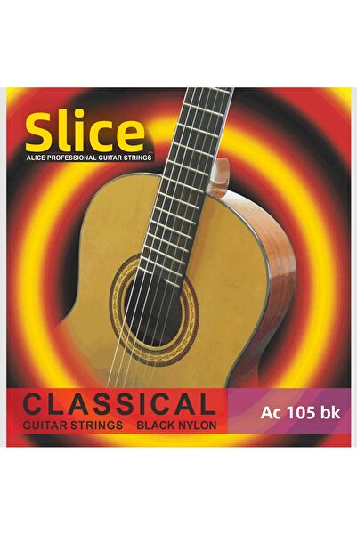 Alice Ac105Bk-H Hard Tension Black Nylon Classical Guitar String