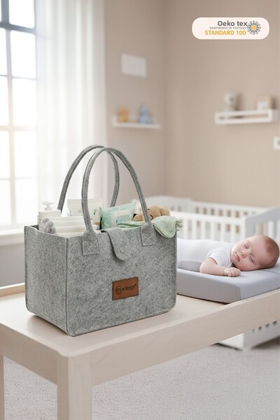 mordesign Portable Felt Bag |   Newborn Diaper Bag, Women's Bag, Home & Travel Organizer