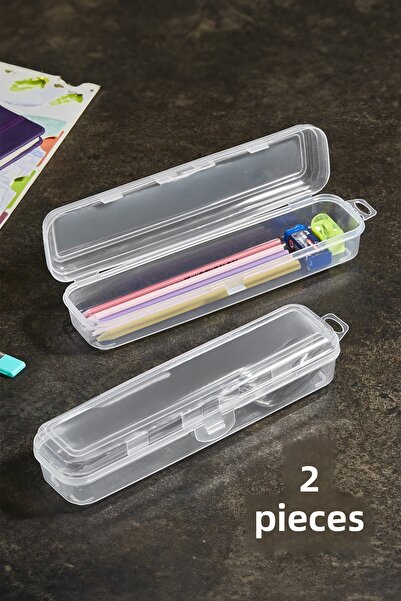 Porsima 2 Pieces Fork Spoon Knife Pen Holder Box - Toothbrush Makeup Accessory Storage Container Box - Multix Box