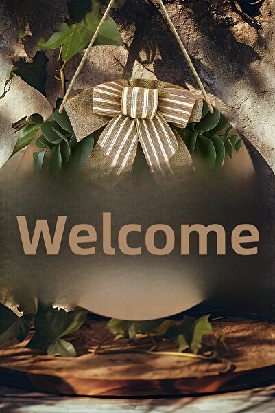 kutuTR زخرفة باب من الألياف الخشبية متوسطة الكثافة بمظهر ثلاثي الأبعاد وطباعة بالأشعة فوق البنفسجية |   معلق، قابل للمسح، زخرفي 33 سم KS028