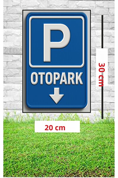 sıradışıhediyem لافتة تحذير معدنية لموقف السيارات مقاس 20×30 سم