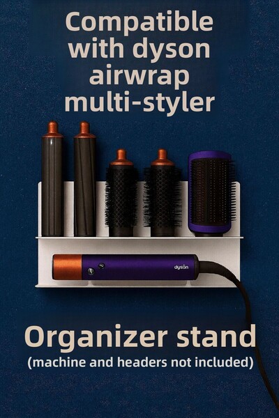 VENON Metal White Hair Styler Attachment Airwrap Multistyler Compatible Organizer Attachment Stand Hair Machine