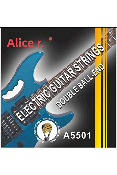 Alice A5501 10-46 Light Nickel Double Wind Ball-End Plated Alloy Electric Guitar String