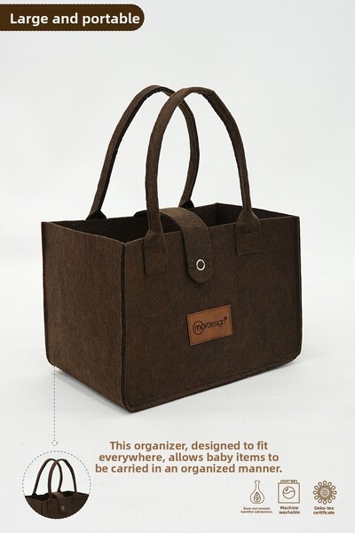 mordesign Portable Felt Bag |   Newborn Diaper Bag, Women's Bag, Home & Travel Organizer