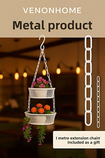 VENON 2-Story White Space-Saving Architectural Design Cafe Cafe Hotel Restaurant Tea Garden Organizer