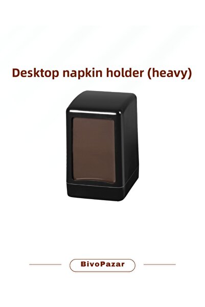 Palex Tabletop Napkin Holder (Napkin Dispenser) (Heavy Duty) Black