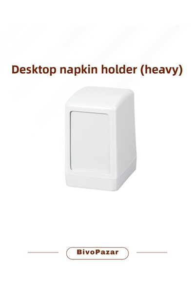 Palex Tabletop Napkin Holder (Napkin Dispenser) (Heavy Duty) White