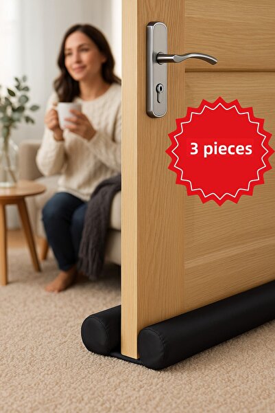 HASBY 3 bucăți sub ușă - anti-vânt, căldură, lumină și praf, anti-zgomot rece