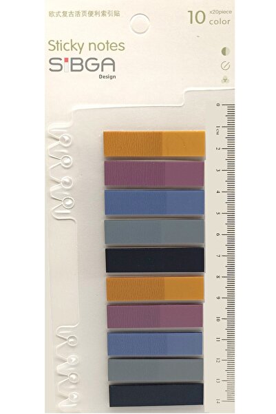 sibga tasarım شفاف ملون Postit Post-it Post It. علامة الكتاب، علامة Postit، ورق الملاحظات، 200 ورقة