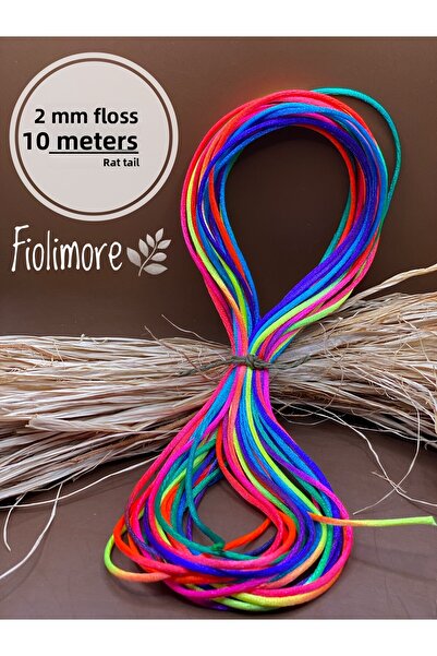 Fiolimore Snur de bijuterii pentru brățară, culori mixte (coadă de șobolan), ...