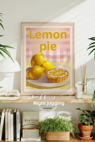 tablodea Pictură cu poster înrămat cu tematică de bucătărie în stil Pinterest...