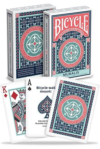 OyuncaklarÜlkesi مجموعة أوراق اللعب الفنية الفاخرة من Bicycle Muralis، مجموعة...