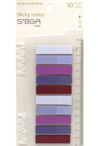 sibga tasarım شفاف ملون Postit Post-it Post It. علامة الكتاب، علامة Postit، ورق الملاحظات، 200 ورقة