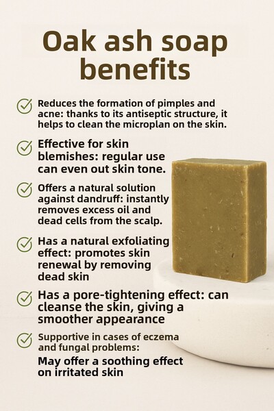 Newleaf Oak Ash Soap – Deep Cleansing & Anti-Purifying Soap 110g