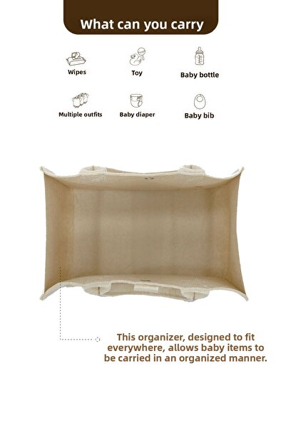 mordesign Portable Felt Bag | Newborn Diaper Bag, Women's Bag, Home & Travel Organizer