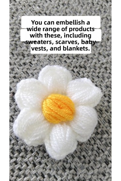 ruhefza Daisy Motif 10 Pieces