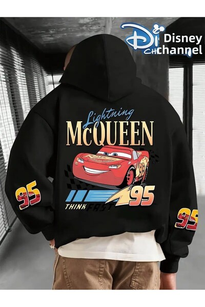 CLASİVA سويت شيرت بقلنسوة بتصميم مريح وأنيق من Mc Queen للجنسين للنساء والرجا...