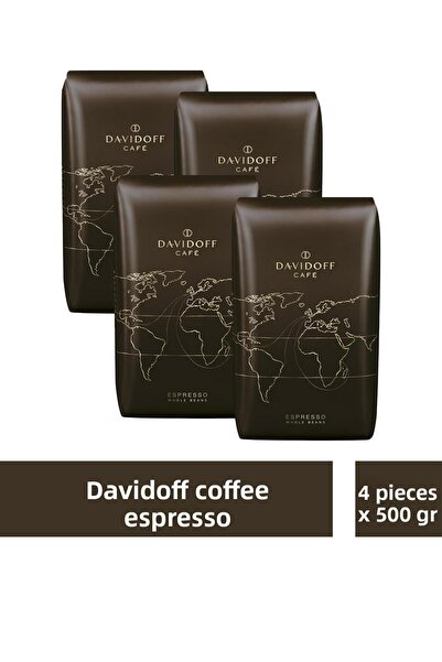 Davidoff قهوة إسبريسو مطحونة 500 جرام × 4 قطع