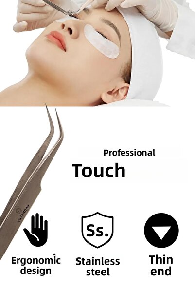 Lovendas Fine Tip Silk Eyelash Tweezers