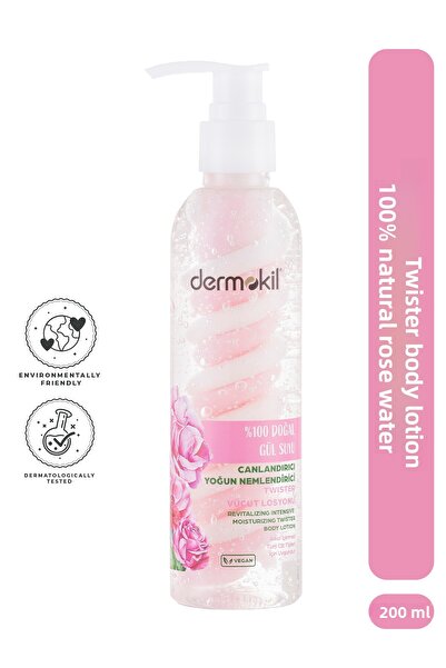 Dermokil 100% Natural Rose Water Revitalizing Intensive Moisturizing Twister ...