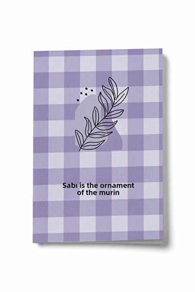 Bi Dünya Haber Patience Is the Ornament of the Believer Mini Notebook