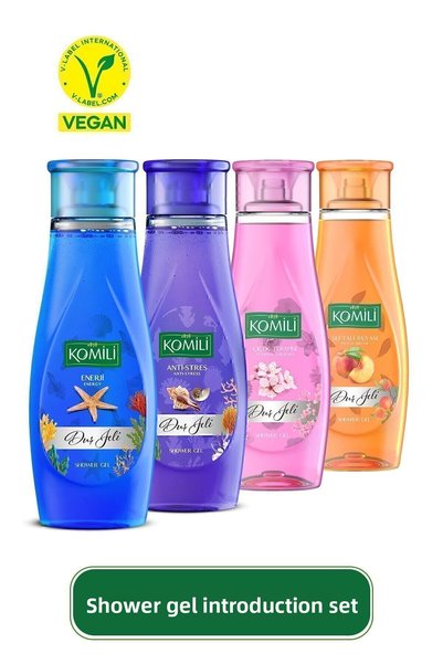Komili Shower Gel Introduction Package Set of 4 - 4 X 500 ML
